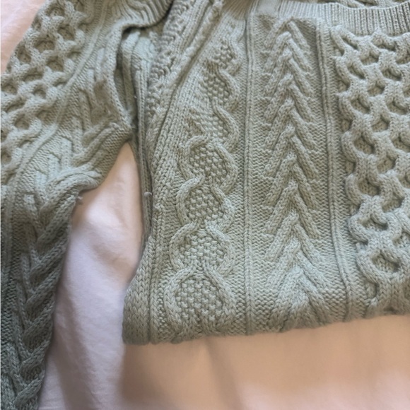 Rosie Assoulin Thousand in One Ways Sweater in green size Small - Picture 7 of 11